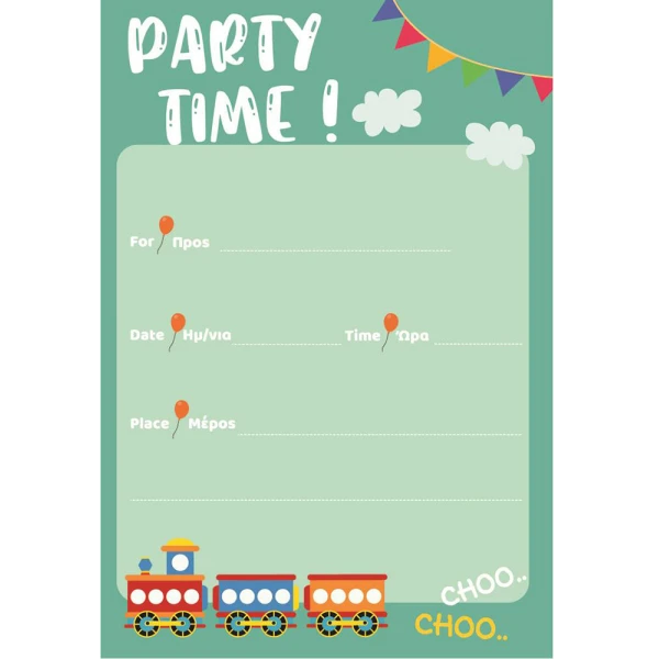 THE LITTLIES PARTY INVITATIONS 6 pcs - 6 DESIGNS