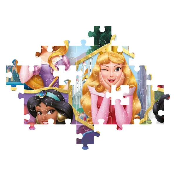 CLEMENTONI KIDS PUZZLE SUPER COLOR 104 pcs DISNEY PRINCESS