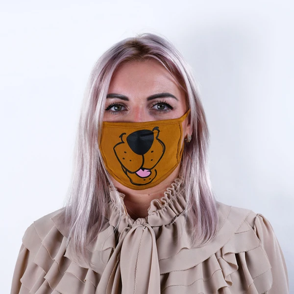 FABRIC MASK SCOOBY DOO MOUTH 2 pcs