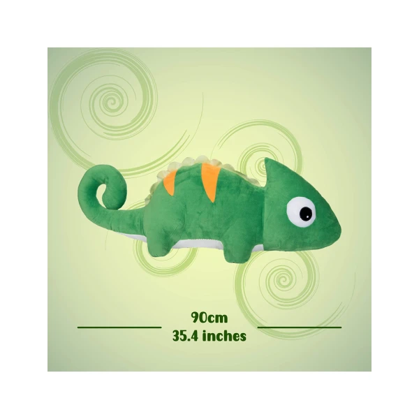PLUSH GREEN CHAMELEON 90 cm