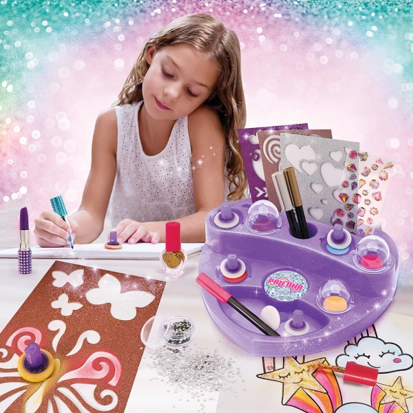 PALETINA GLAM DRAWING SET HEART SHAPED  FOR AGES 3+