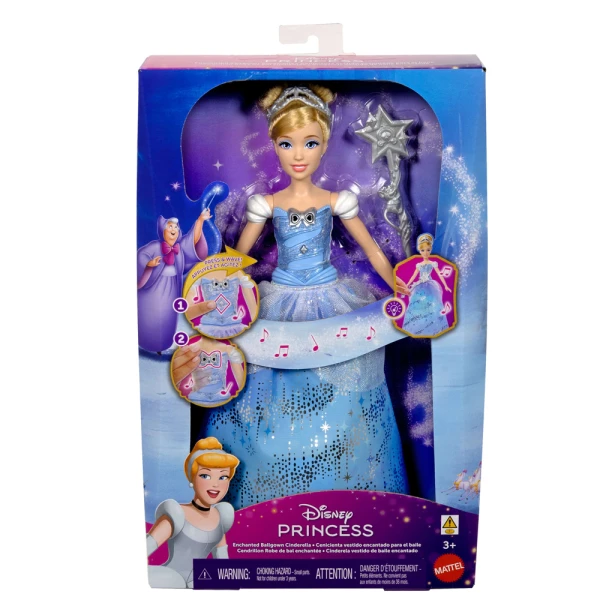 DISNEY PRINCESS - CINDERELLA WITH MAGIC WAND