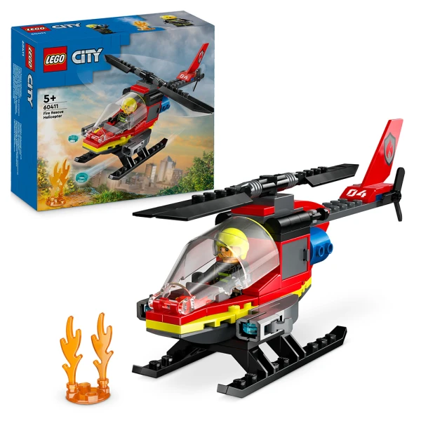 LEGO® CITY ΠΥΡΟΣΒΕΣΤΙΚΟ ΕΛΙΚΟΠΤΕΡΟ ΔΙΑΣΩΣΗΣ
