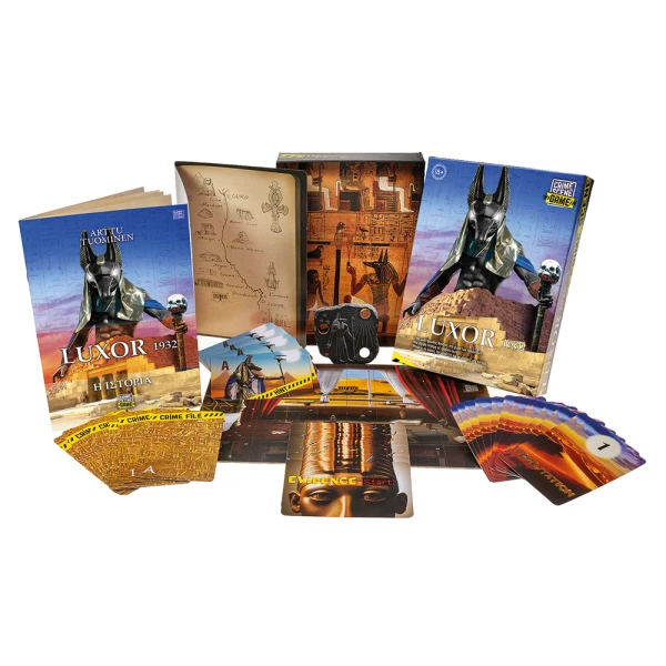 AS GAMES BOARD GAME CRIME SCENE LUXOR 1932 FOR AGES 18+ AND 1+ PLAYERS