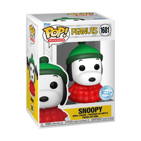 FUNKO POP! TELEVISION: PEANUTS - SNOOPY IN PUFFER JACKET ΦΙΓΟΥΡΑ ΒΙΝΥΛΙΟΥ 1681