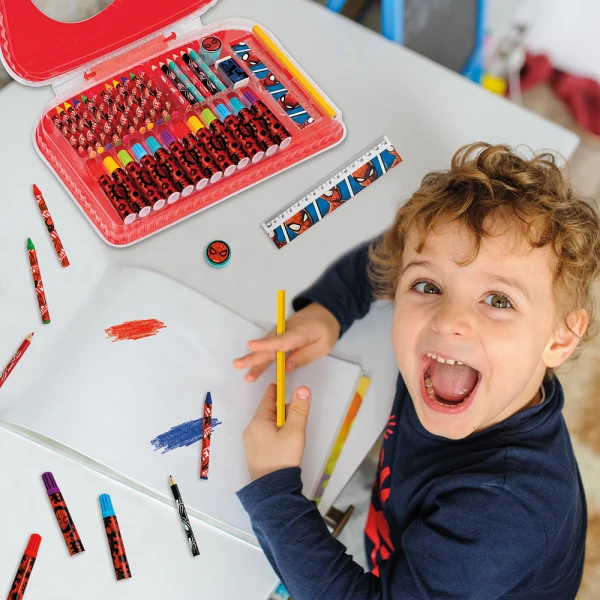 AS ART CASE DRAWING SET MARVEL SPIDERMAN FOR AGES 3+