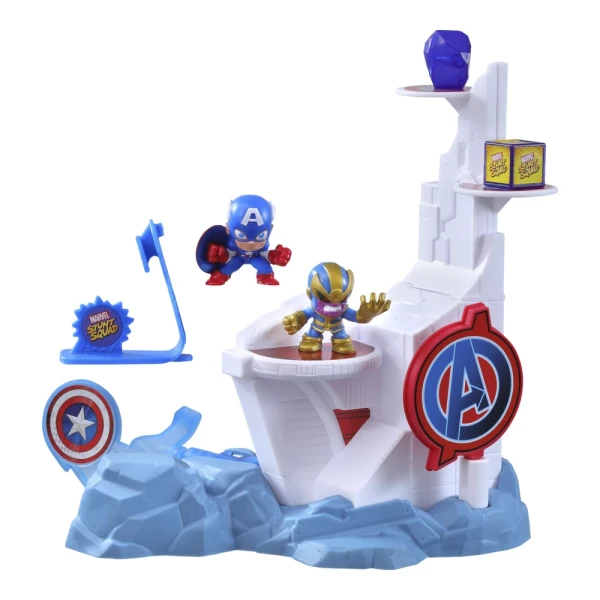 MARVEL SPIDERMAN SQUAD TOWER SMASH PLAYSET