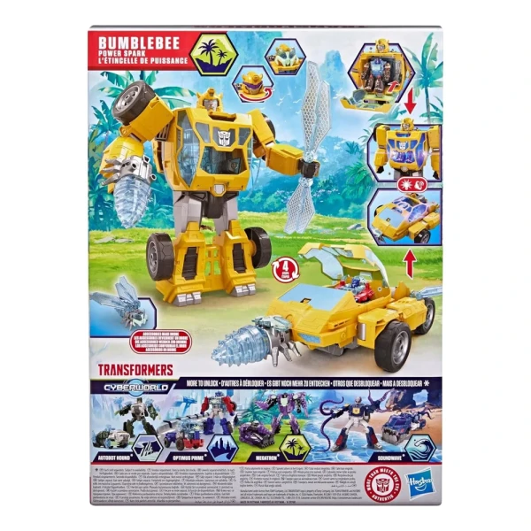 TRANSFORMERS CYBERWORLD BUMBLEBEE POWER SPARK