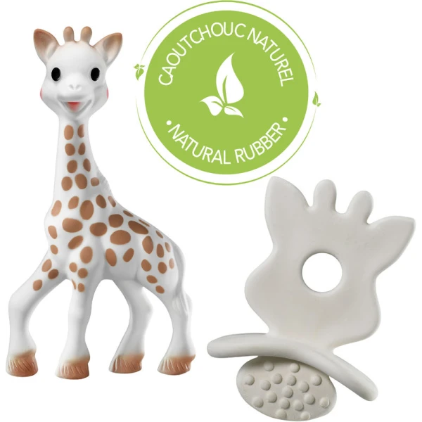SOPHIE LA GIRAFE ΣΟΦΙ Η ΚΑΜΗΛΟΡΔΑΛΗ ΚΑΙ ΦΥΣΙΚΟΣ ΔΑΚΤΥΛΙΟΣ ΟΔΟΝΤΟΦΥΙΑΣ SO PURE
