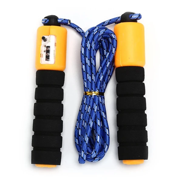 JUMP ROPE WITH STEP COUNTER - VARIOUS COLOURS