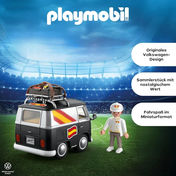 PLAYMOBIL VOLKSWAGEN T1 CAMPER - SPAIN NATIONAL TEAM