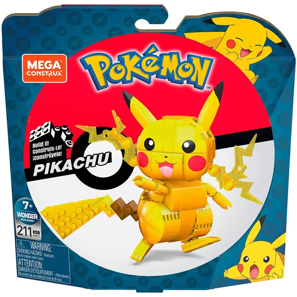 MEGA CONSTRUX POKEMON BUILD & SHOW PIKACHU 211 pcs