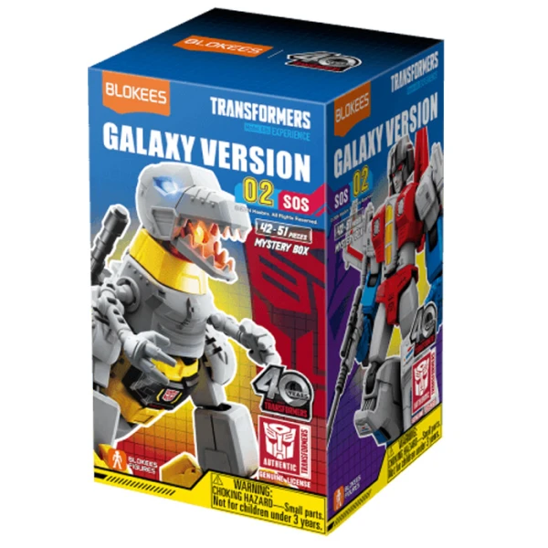 BLOKEES BUILDABLE FIGURE TRANSFORMERS GALAXY SOS MYSTERY BOX