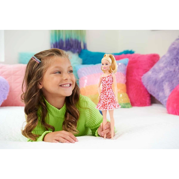 BARBIE FASHIONISTAS DOLL - FLORAL DRESS