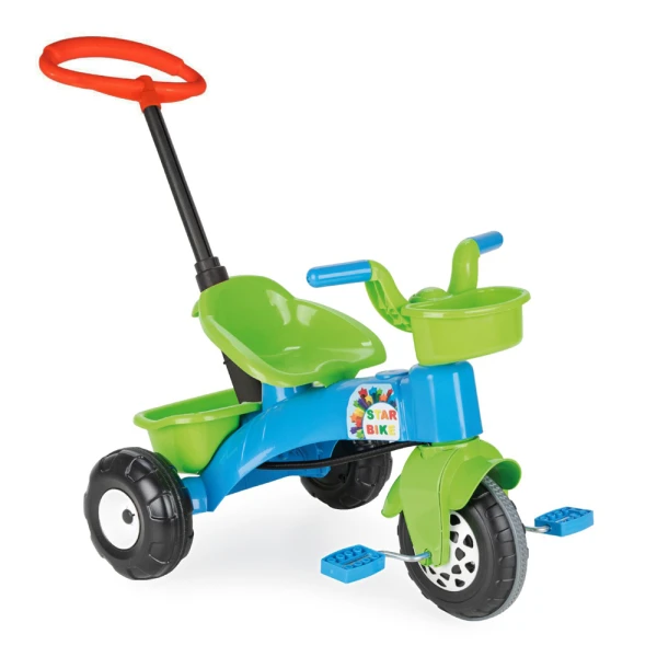 PILSAN STAR TRICYCLE WITH PARENTAL CONTROL BLUE