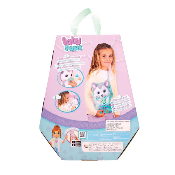 BABY PAWS PLUSH INTERACTIVE HUSKY PUPPY 