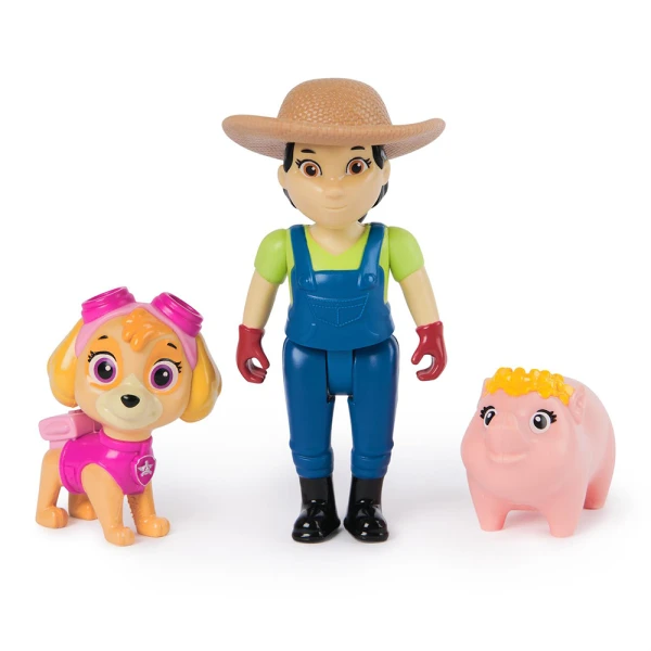 PAW PATROL ACTION PUPS WITH HEROES - 4 DESIGNS