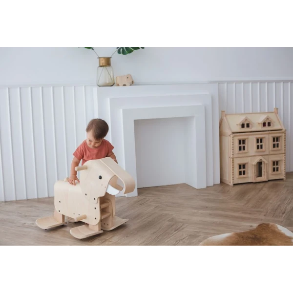 ΞΥΛΙΝΟ ΠΑΙΧΝΙΔΙ PLAN TOYS ΕΛΕΦΑΝΤΑΣ ΠΟΥ ΠΕΡΠΑΤΑΕΙ