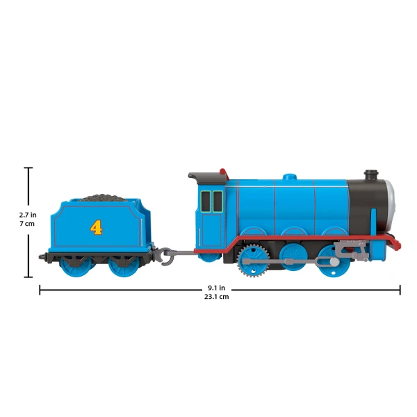 THOMAS THE TRAIN - MOTORIZED TRAIN WITH WAGON - GORDON