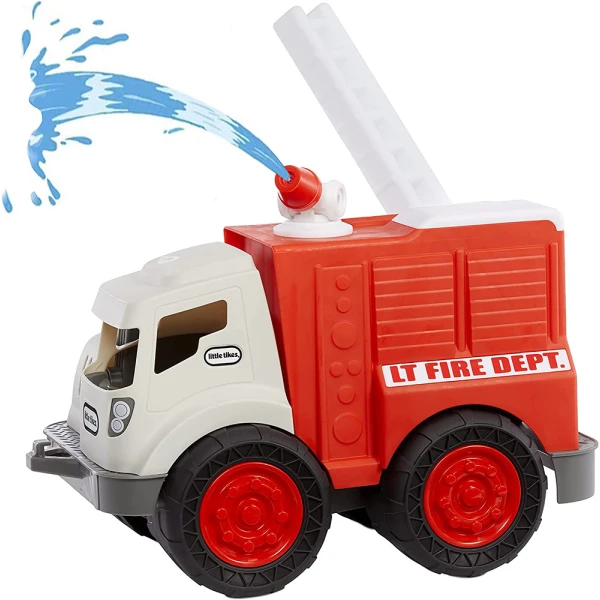 LITTLE TIKES DIRT DIGGER REAL WORKING FIRE TRUCK