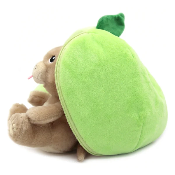 FLIPETZ VEGGIE SERIES PLUSH CROCKET THE DOG-APPLE
