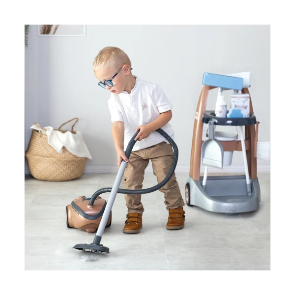 SMOBY TROLLEY AND VACUUM CLEANER ROWENTA 