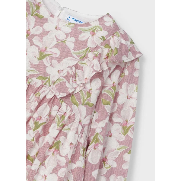 MAYORAL DRESS WITH PRINTS PINK