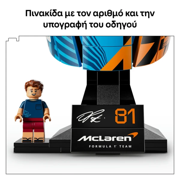 LEGO® EDITIONS McLAREN MASTERCARD F1 TEAM OSCAR PIASTRI HELMET