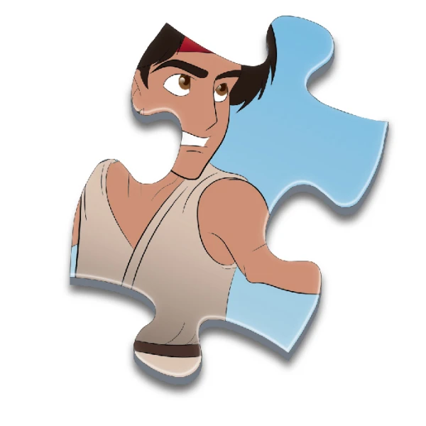 LUNA FLOOR PUZZLE 48 pcs 90X60 cm DAVID - GOLIATH