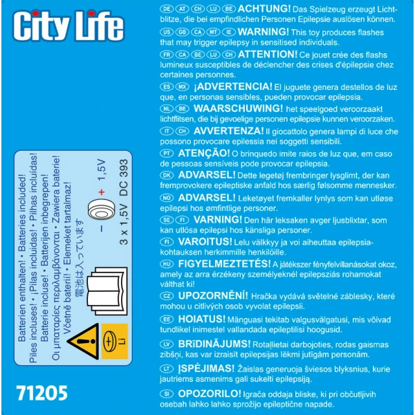 PLAYMOBIL CITY LIFE ΔΙΑΣΩΣΤΗΣ ΜΕ ΜΟΤΟΣΥΚΛΕΤΑ