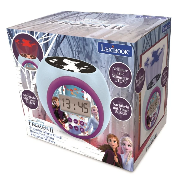 LEXIBOOK FROZEN PROJECTOR ALARM CLOCK WITH TIMER