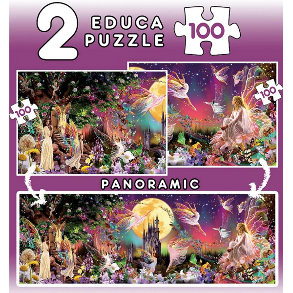 EDUCA PUZZLE 2X100 pcs FAIRIES