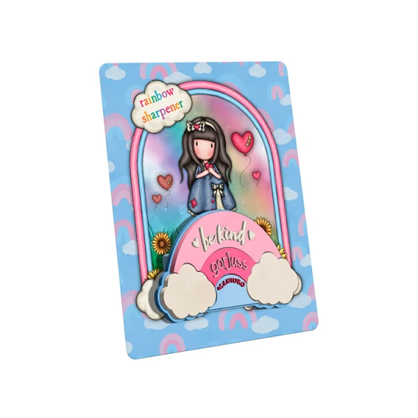GORJUSS SANTORO RAINBOW SHARPENER BE KIND TO YOURSELF