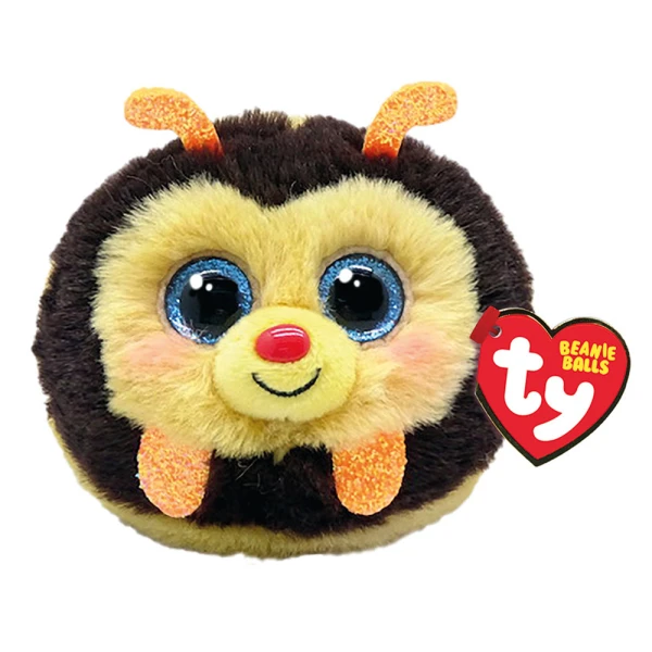 TY BEANIE BALLS FLUFFY BEE