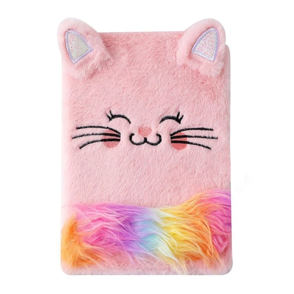 DIARY PET CUTIES A5 CAT LIGHT PINK