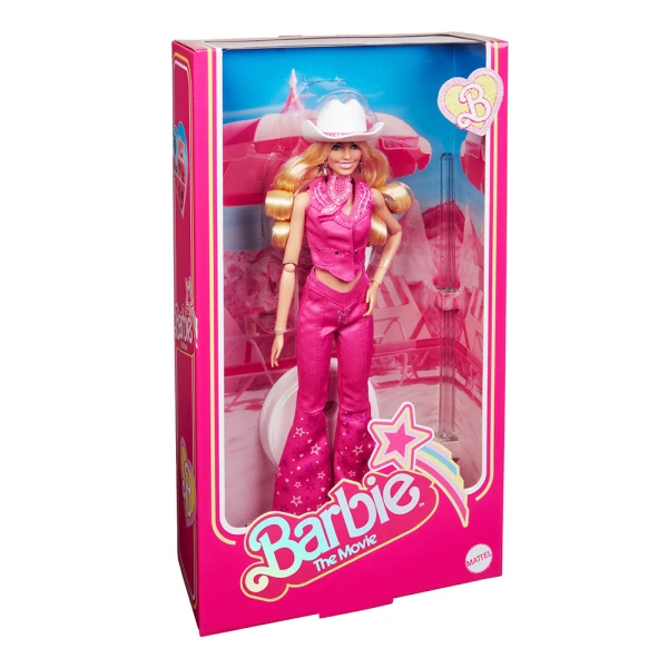ΣΥΛΛΕΚΤΙΚΗ ΚΟΥΚΛΑ BARBIE MOVIE PINK WESTERN OUTFIT