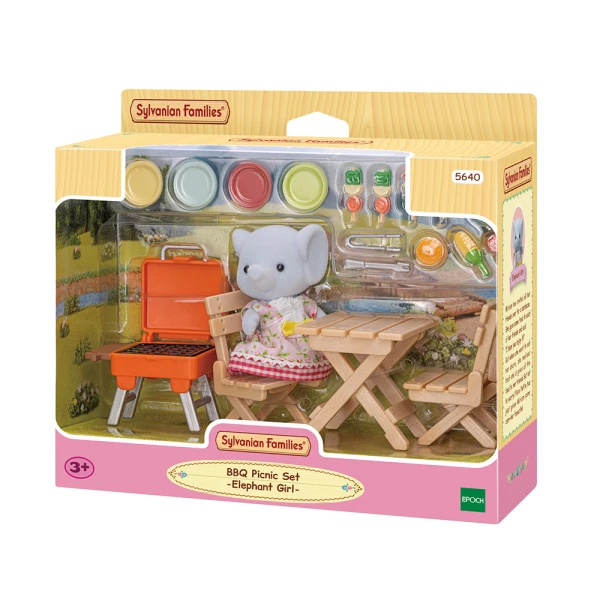 THE SYLVANIAN FAMILIES ΣΕΤ ΜΠΑΡΜΠΕΚΙΟΥ ΠΙΚ-ΝΙΚ ΜΕ ΤΗ ΜΙΚΡΟΥΛΑ ELEPHANT 5640