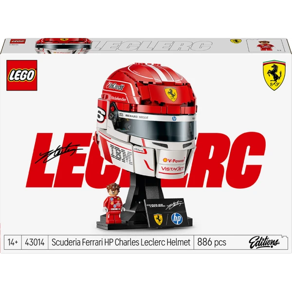 LEGO® EDITIONS SCUDERIA FERRARI HP CHARLES LECLERC HELMET