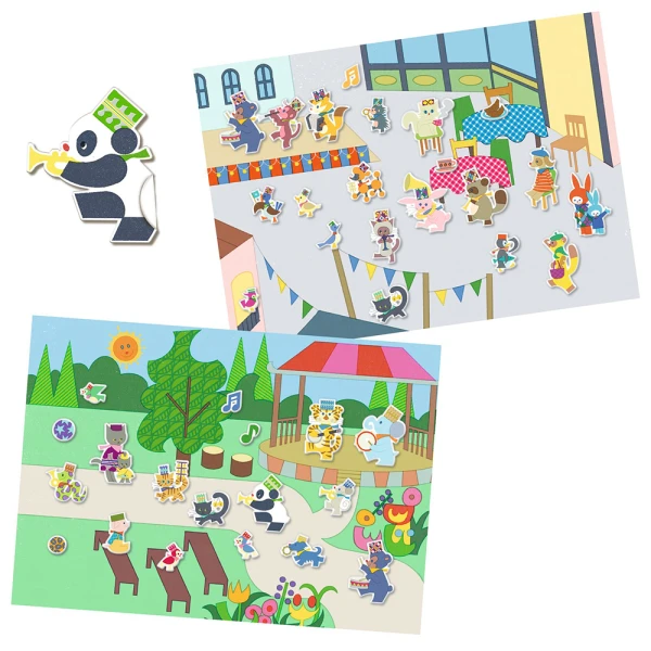 DJECO I CREATE STICKERS FANFARE