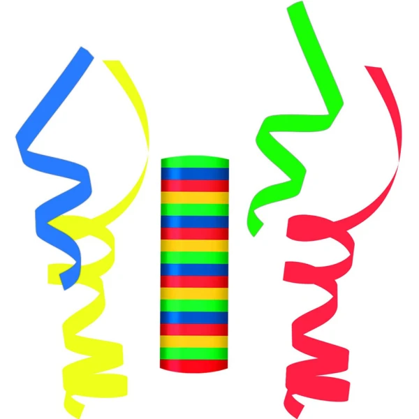 STREAMERS 1 ROLL 4 COLOURS