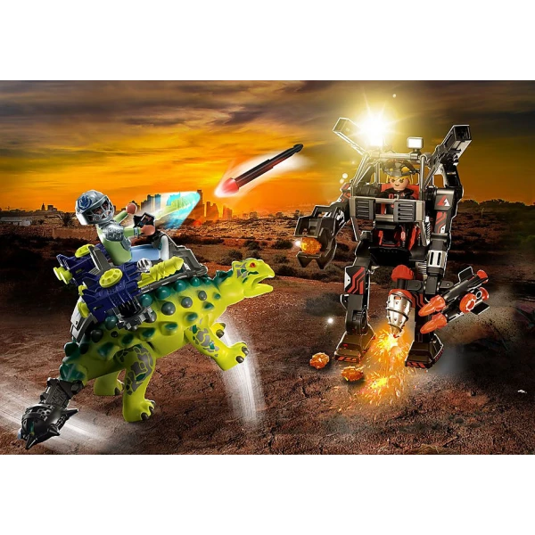 PLAYMOBIL DINOS RISE SAICHANIA INVASION OF THE ROBOT