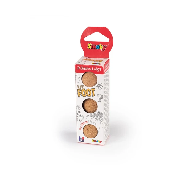 SMOBY 3 CORK BALLS 35mm