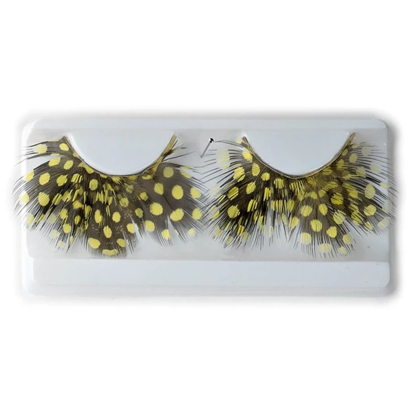 CARNIVAL ACCESSORY POLKA-DOT EYELASHES - 6 COLOURS
