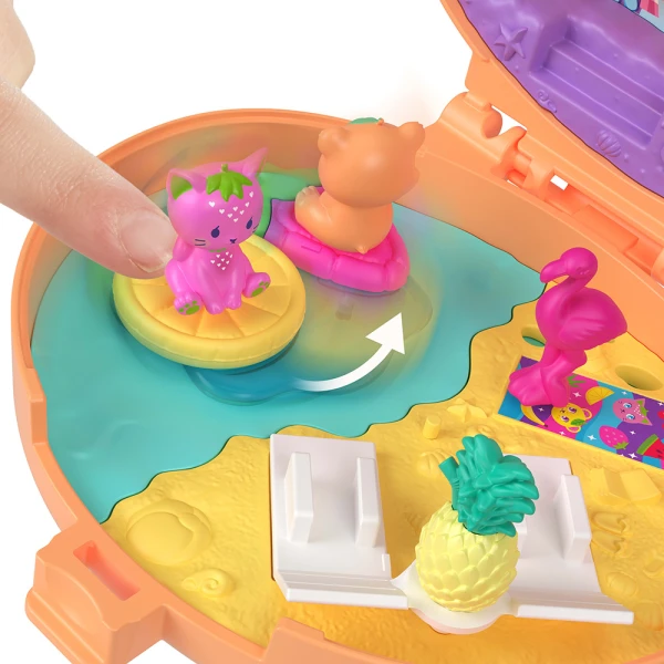 POLLY POCKET MINI PLUSH TEDDY BEAR