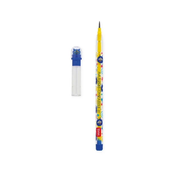 LEGAMI STACKABLE PENCIL WITH ERASER TAKE A TIP - MONSTER