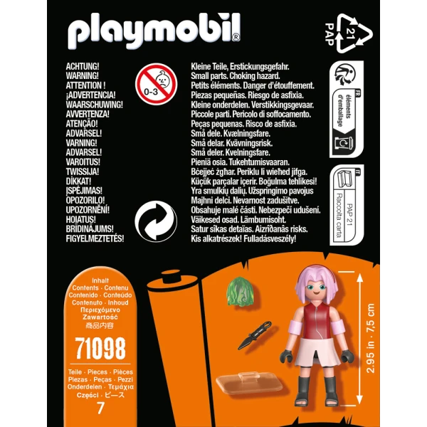 PLAYMOBIL NARUTO SHIPPUDEN FIGURE SAKURA