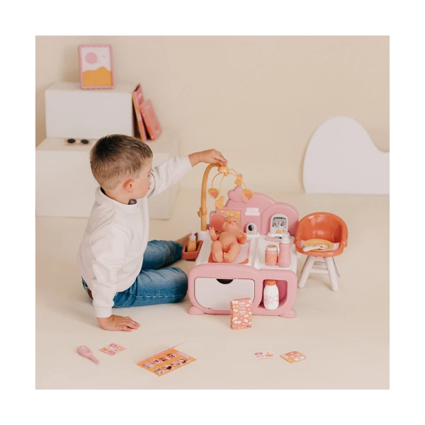 SMOBY BABY NURSE ΣΕΤ ΥΠΝΟΥ ΚΑΙ ΦΡΟΝΤΙΔΑΣ ΚΟΥΚΛΑΣ