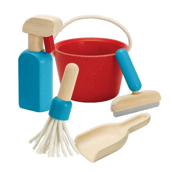 ΞΥΛΙΝΟ ΠΑΙΧΝΙΔΙ PLAN TOYS ΣΕΤ ΚΑΘΑΡΙΣΤΙΚΩΝ
