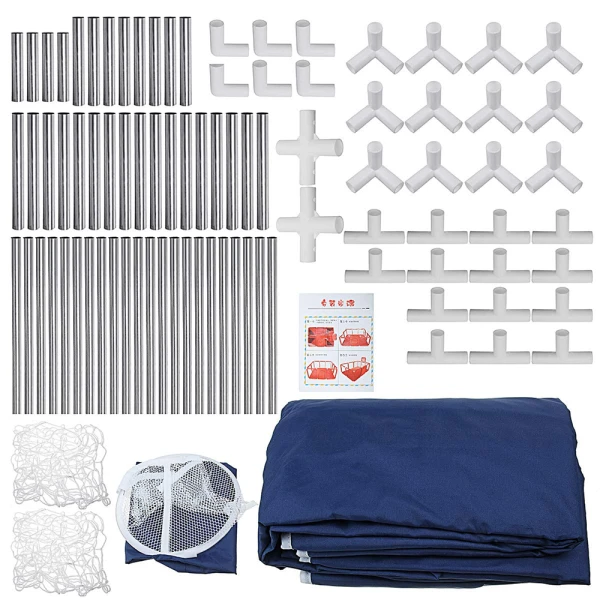 ΦΡΑΧΤΗΣ ΜΠΕΜΠΕ 230 x 120 x 105 εκ. ΜΕ ΜΠΑΛΕΣ - ΜΠΛΕ 