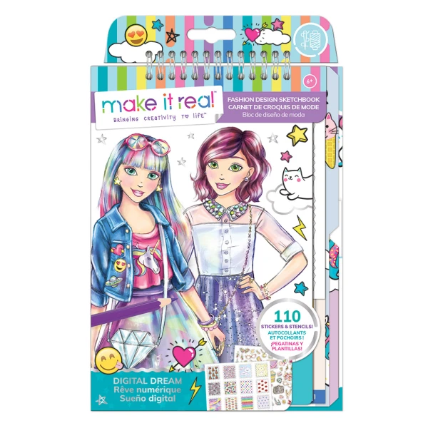 MAKE IT REAL - FASHION DESIGN SKETCHBOOK DIGITAL DREAM